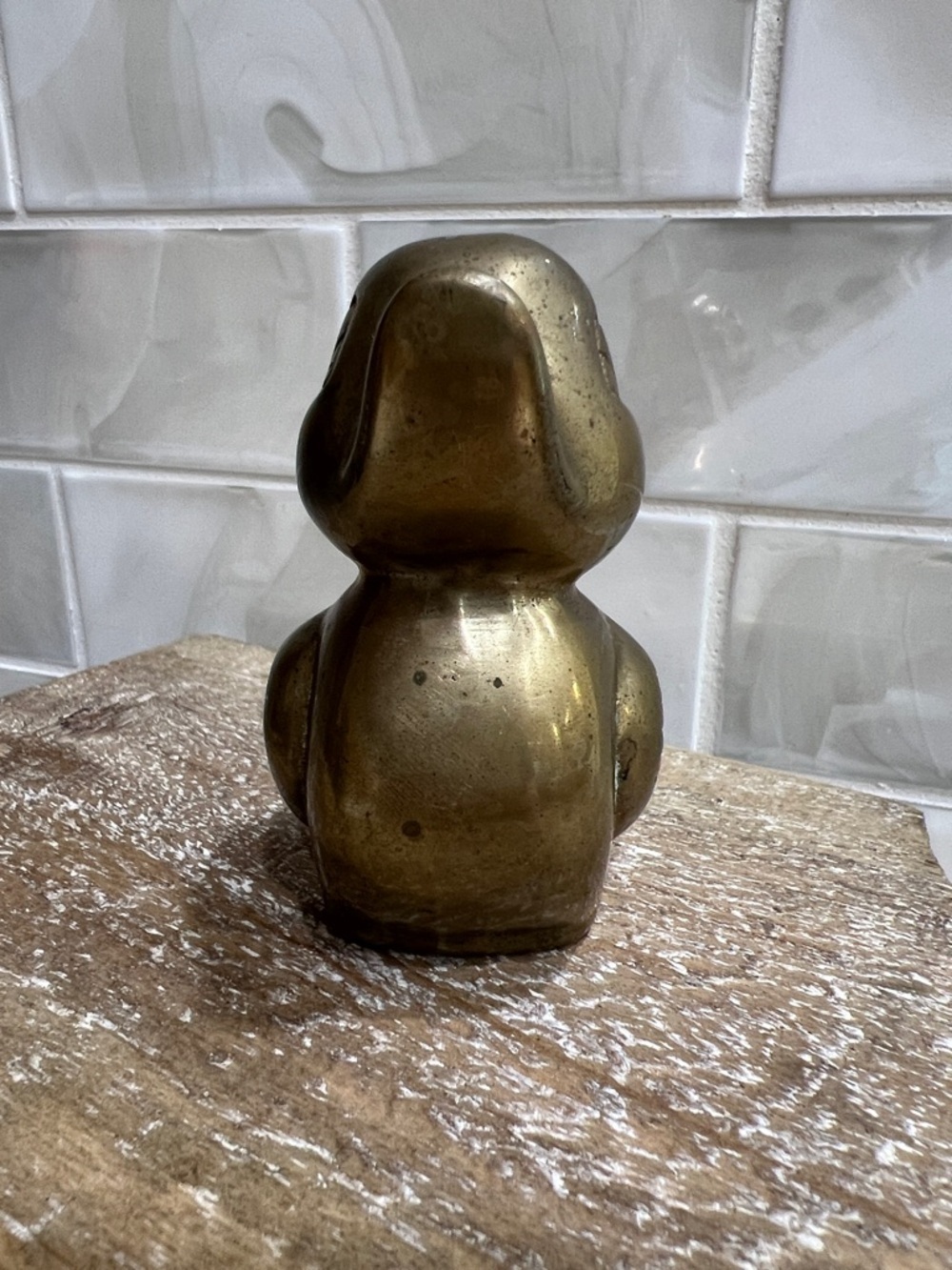 Vintage Brass Duck Figurine Hollow Mid Century Style Decor - Picture 4 of 7